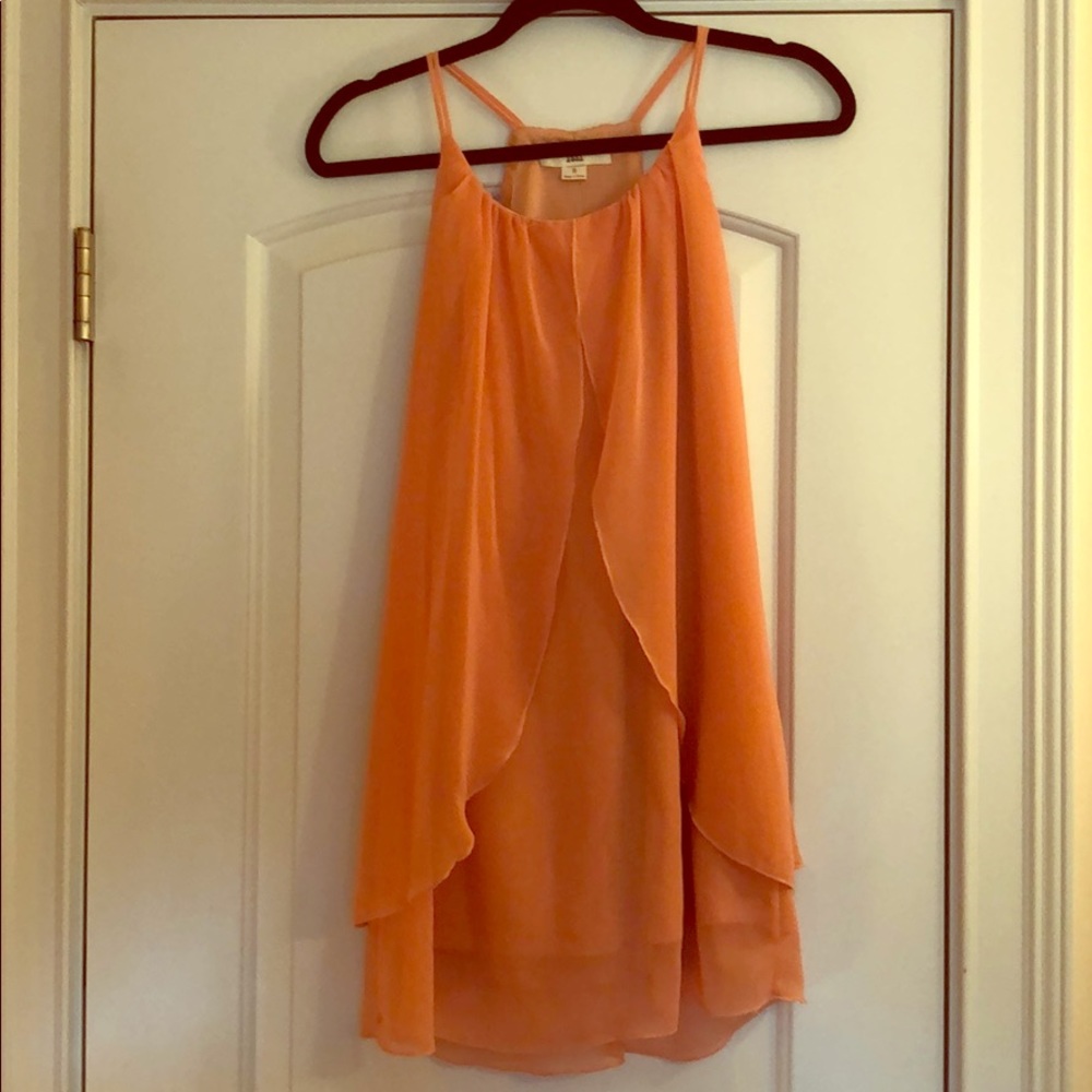 Issi apricot sleeveless tunic size S